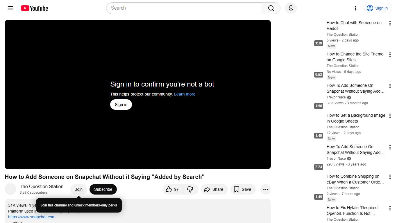 How to Add Someone on Snapchat Without it Saying "Added by Search" - YouTube